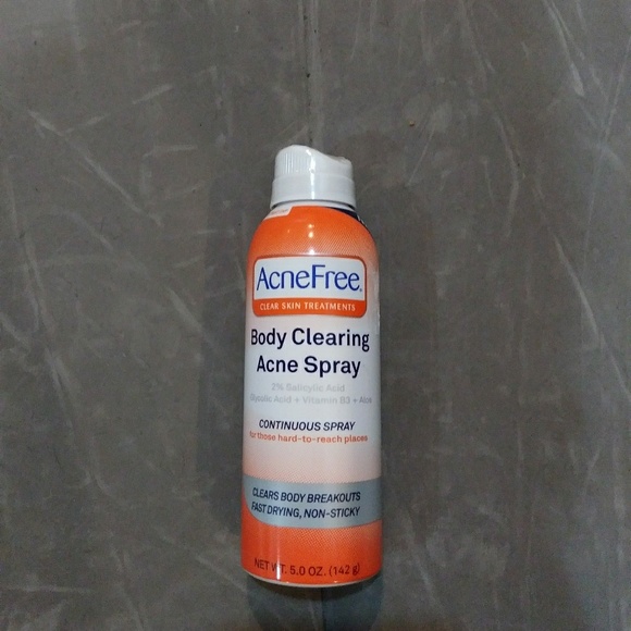 acnefree body clearing acne spray 5 oz